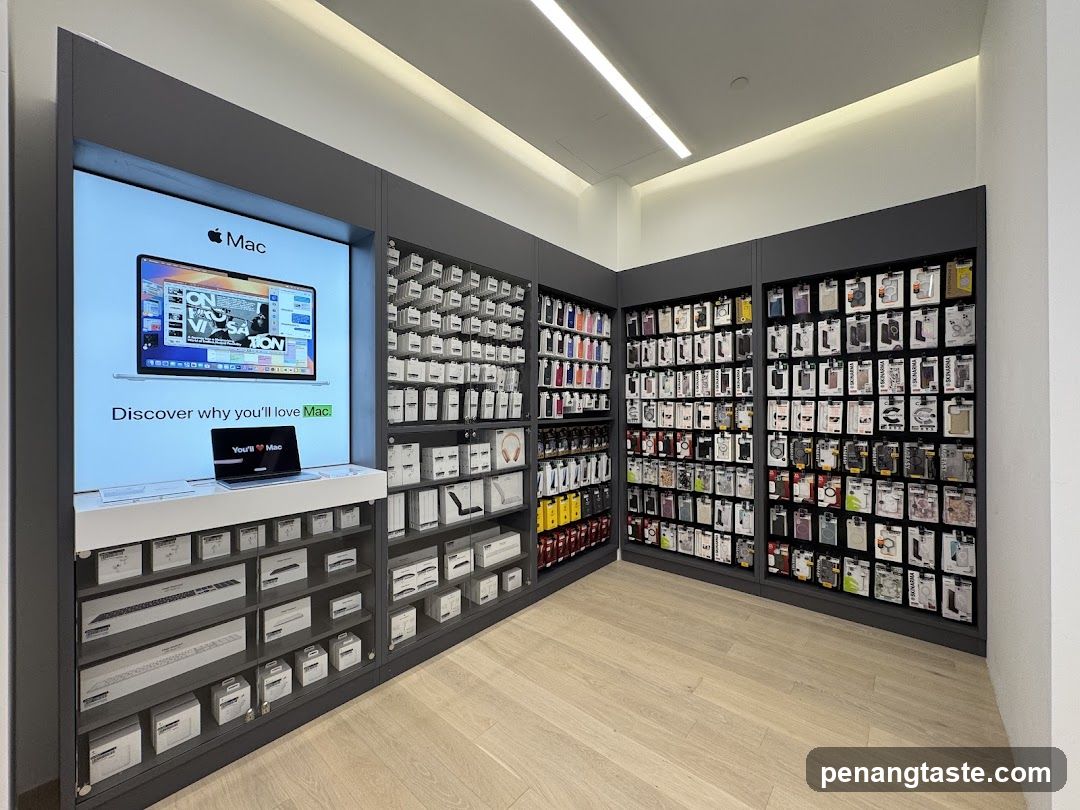 Apple Product Display Area