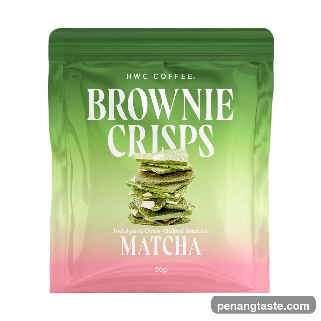 HWC Coffee Matcha Brownie Crisps Packaging