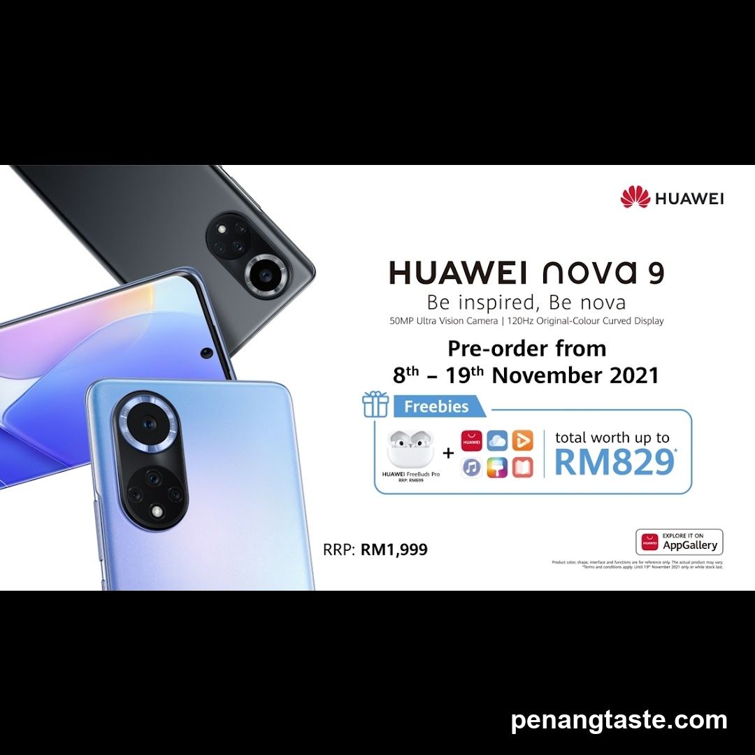 Huawei Nova 9 Pre-order Advertisement