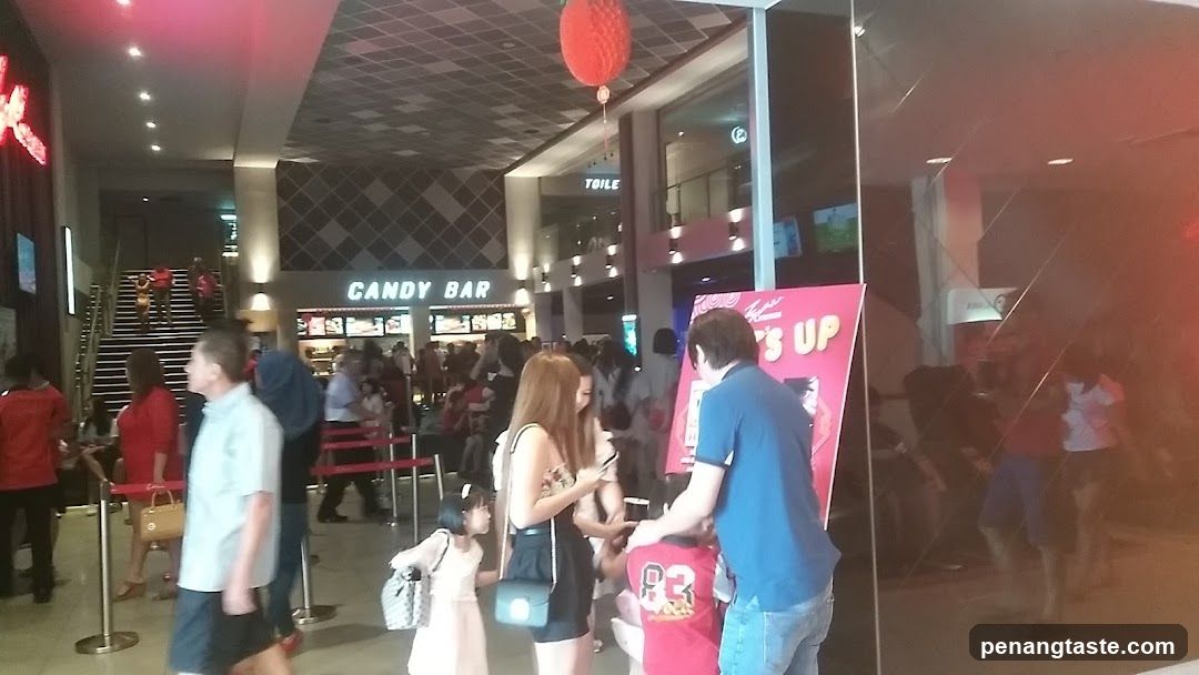 Interior of a shopping or entertainment venue