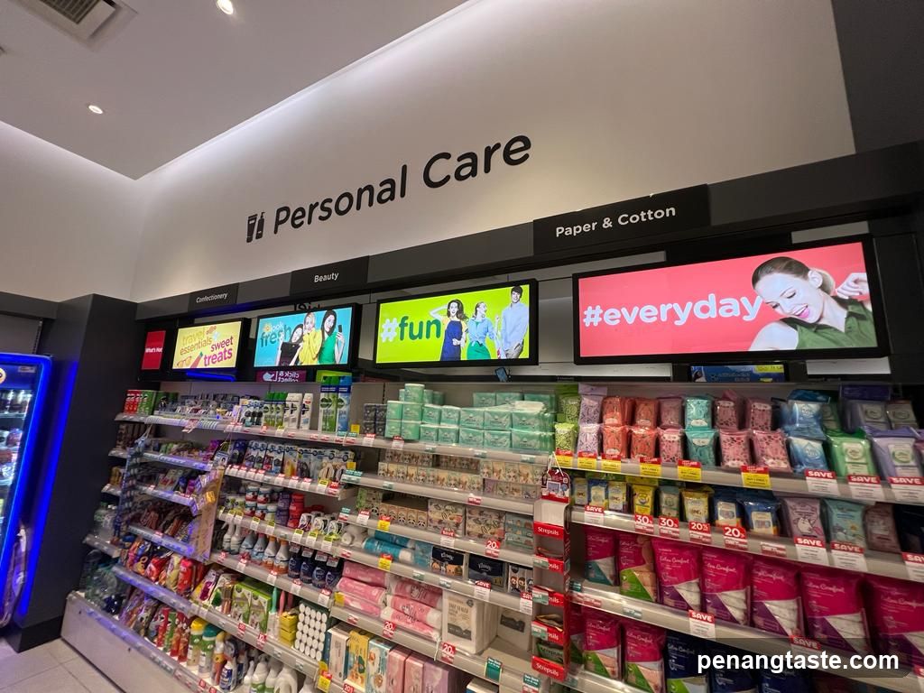 Personal Care Section in Retail Store