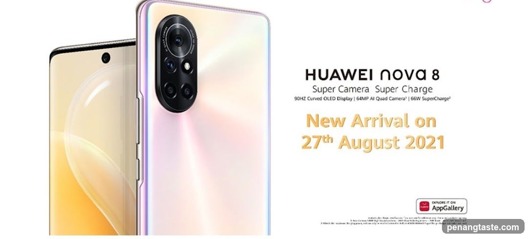 Huawei Nova 8 Advertisement