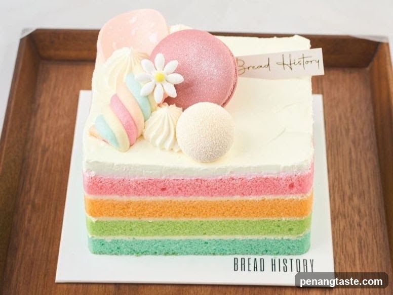 Rainbow Cake Display