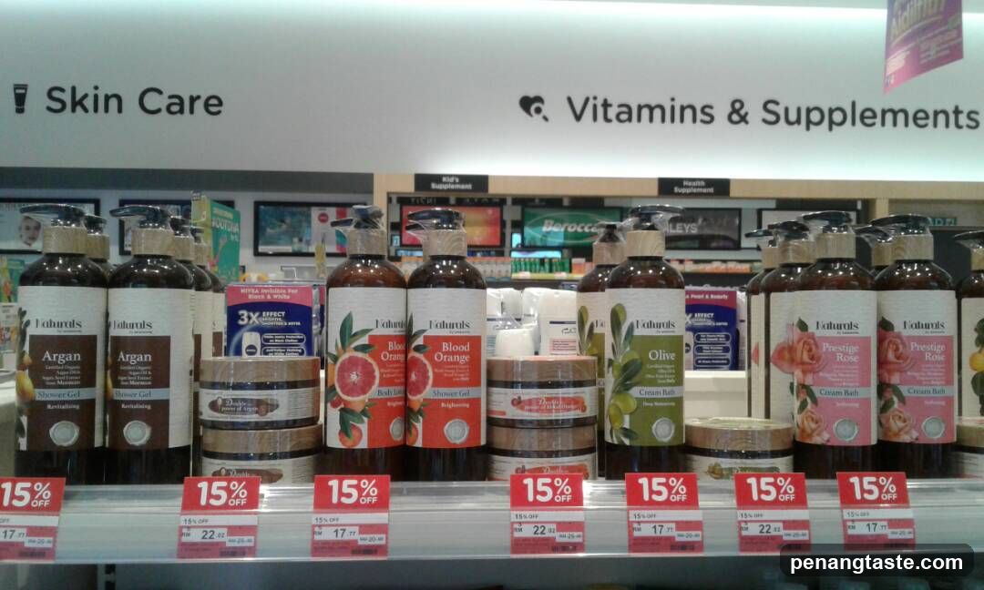 Store Interior - Skin Care & Vitamins Section