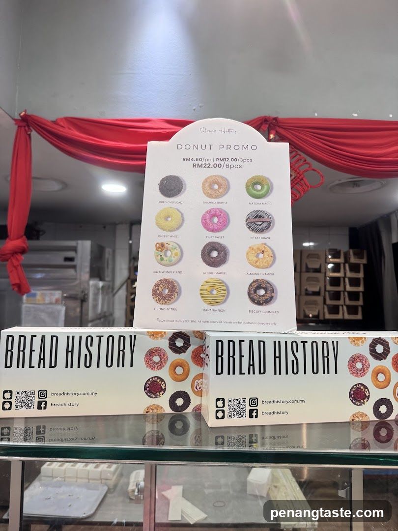 Bread History Donut Promo Display