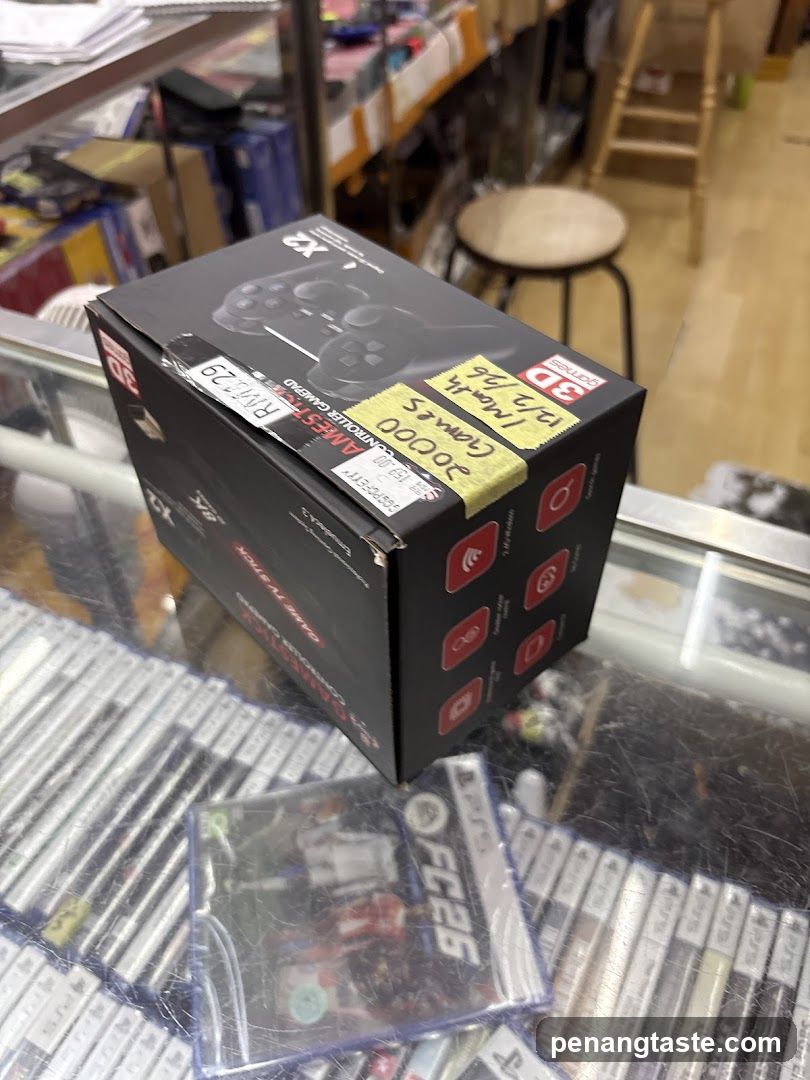 Game Controller Box in Store Display