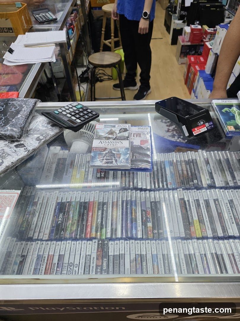 Store Interior with Gaming Products