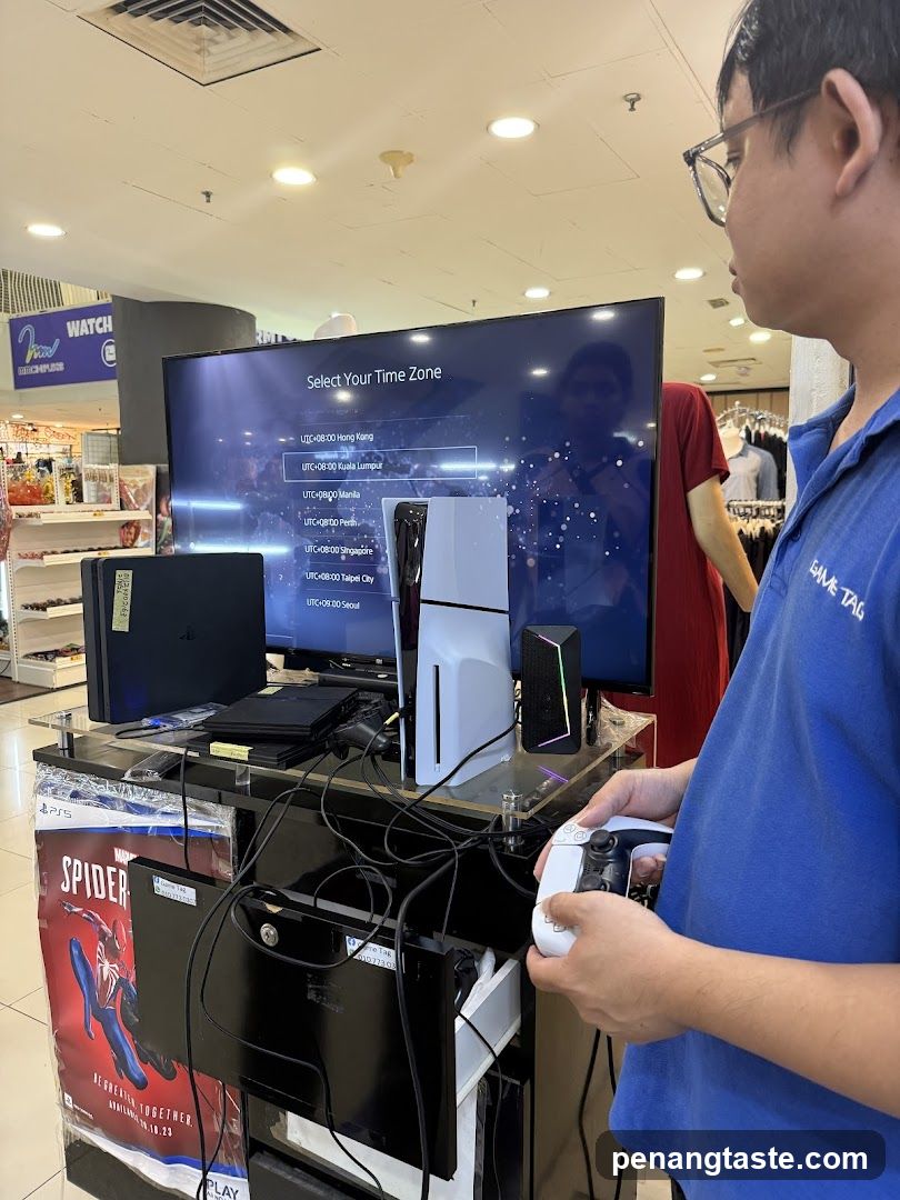 Retail Store Interior Gaming Display