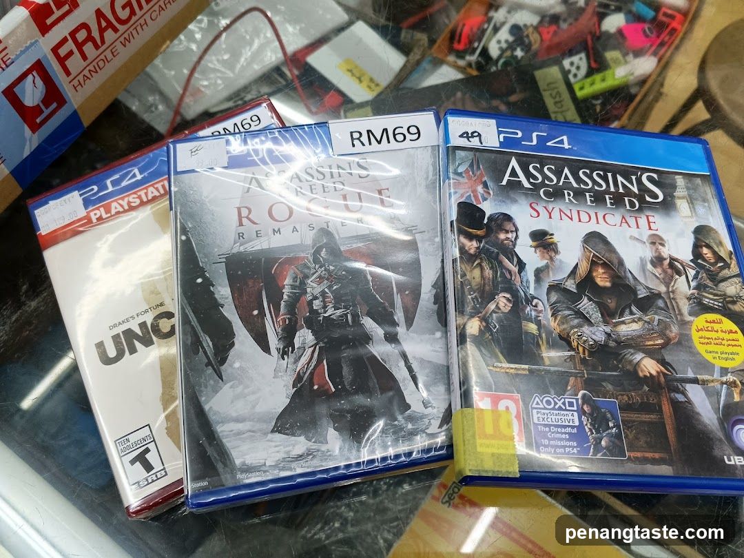 PS4 Games on Display