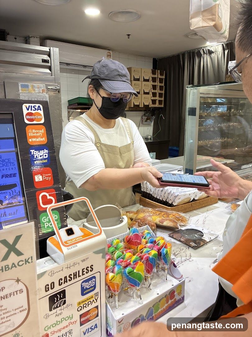 Bread History Cashless Payment Counter