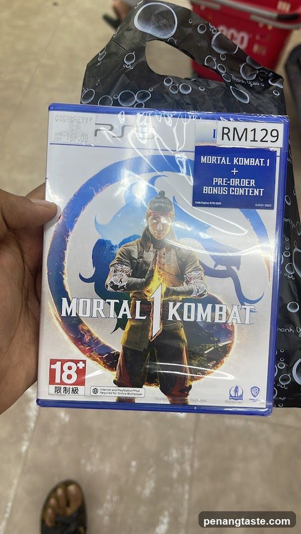Mortal Kombat 1 PS4 Game Box