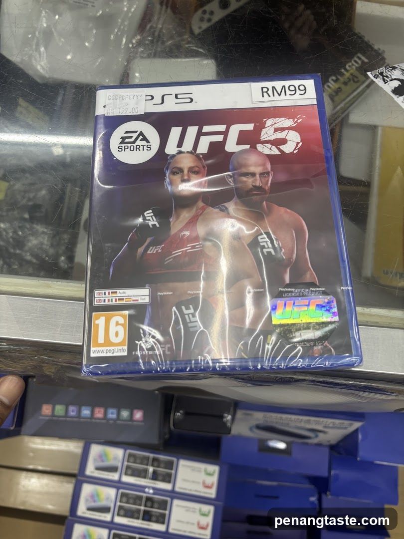 UFC 5 PS5 Game Box