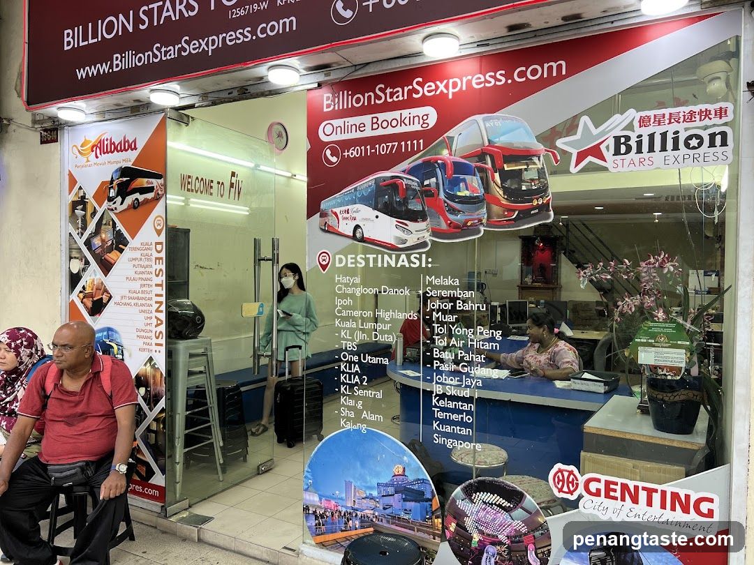 Billion Stars Express Bus Ticket Counter