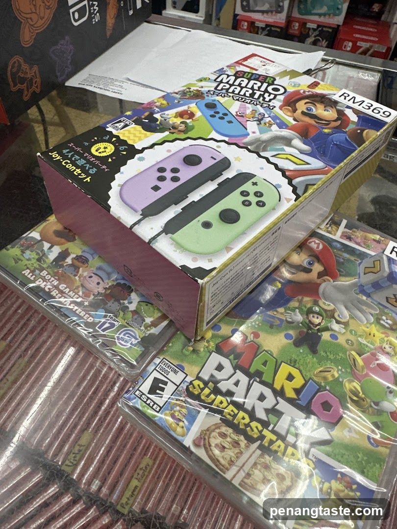 Nintendo Switch Joy-Con Set with Super Mario Party Game