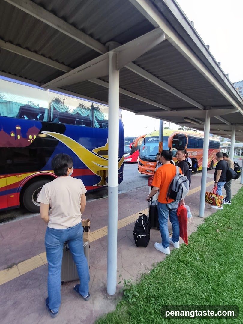 Bus Terminal Scene