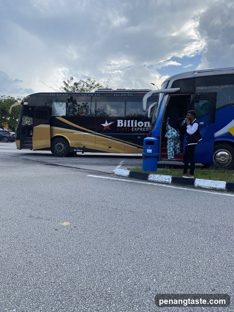 Bus Terminal Scene