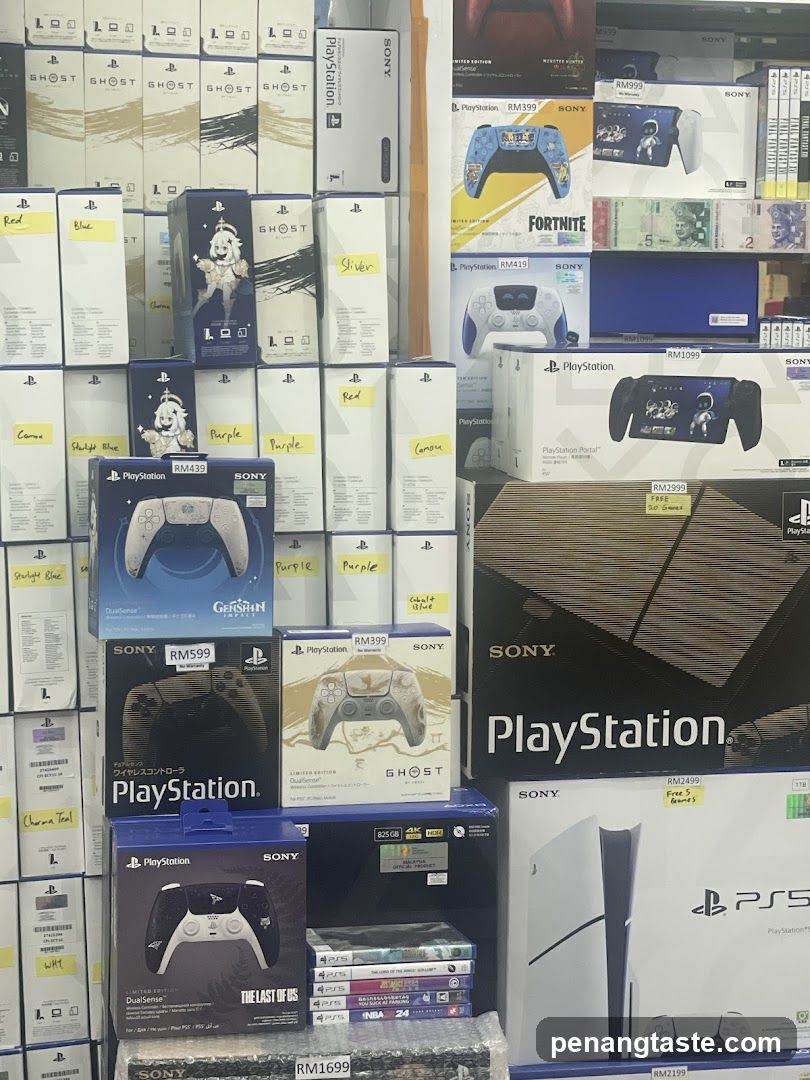 Sony PlayStation Products Display