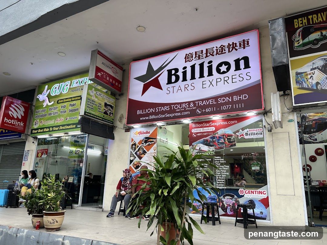 Billion Stars Express Bus Ticket Counter