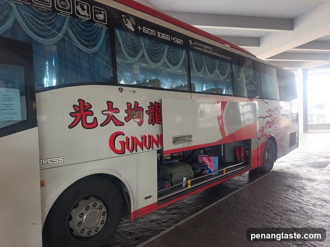 Bus at terminal
