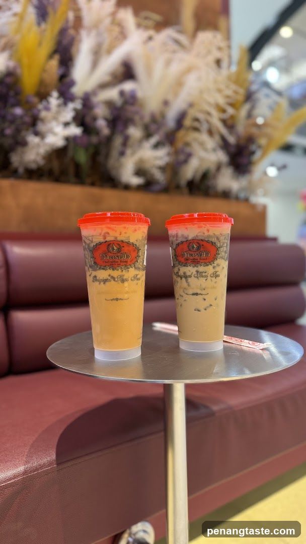 Two beverages on a table