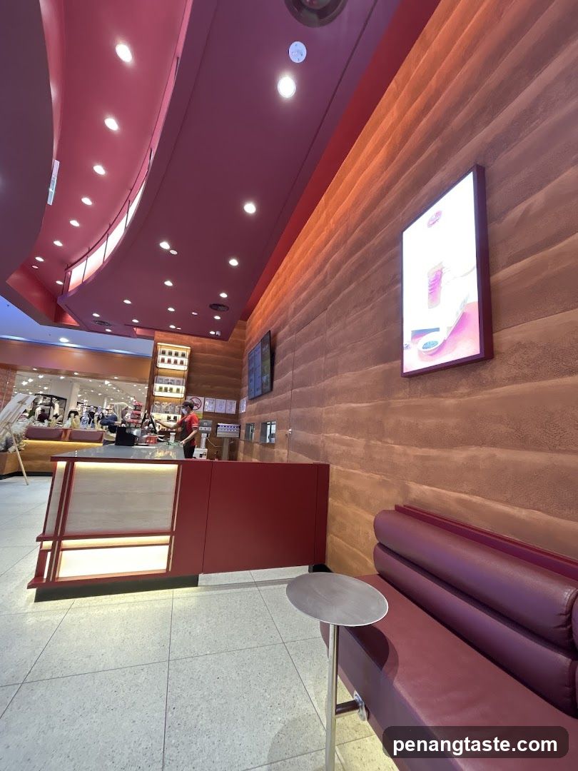 Interior of a beverage shop