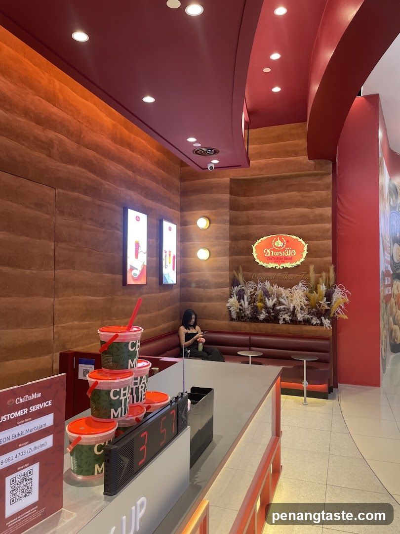 Interior of ChaTraMue tea shop