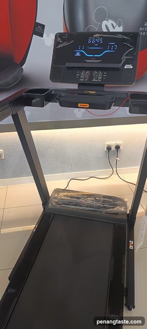 Treadmill in retail display