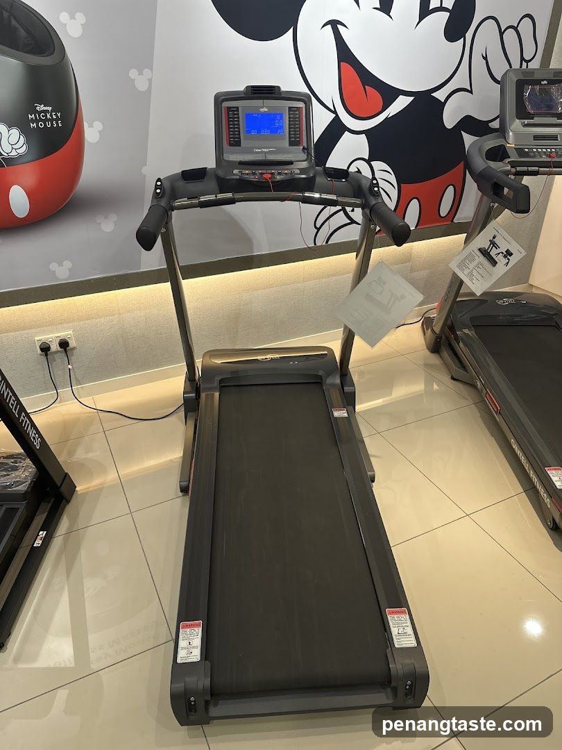 Treadmill Display in Fitness Store
