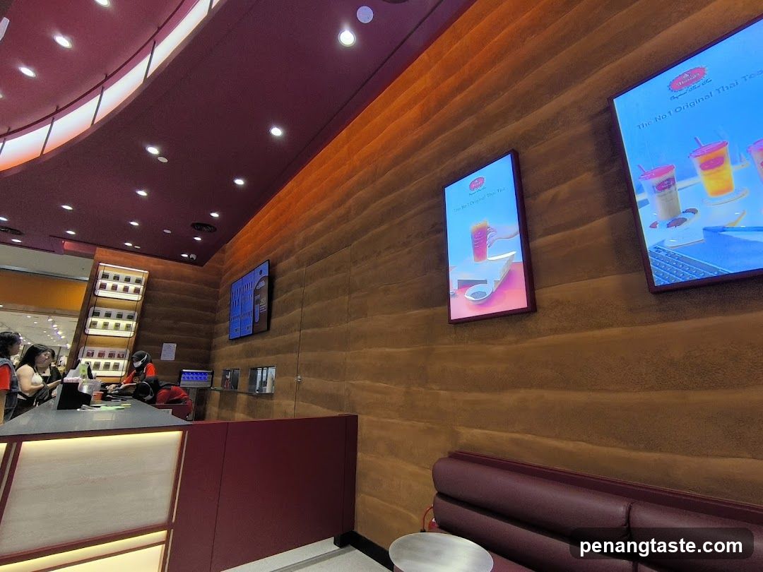 Interior of a beverage shop