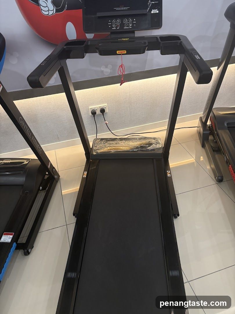Treadmill Display in Fitness Store