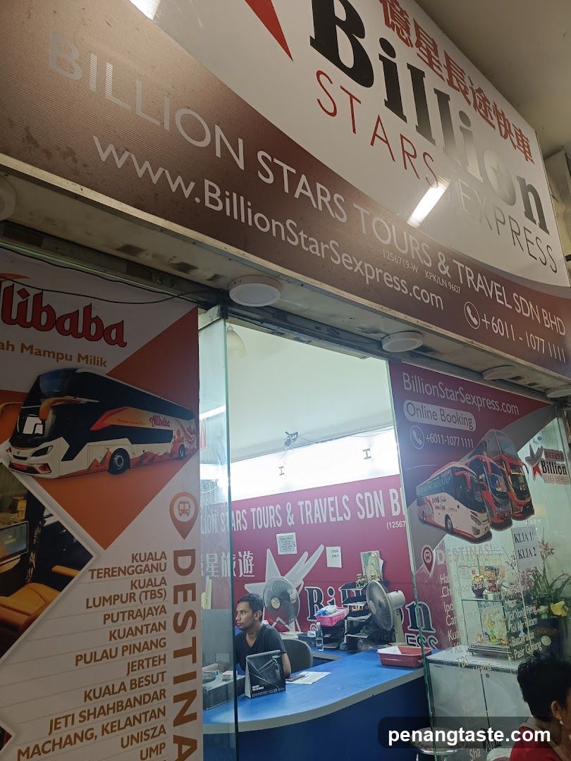 Billion Stars Express Tour & Travel Shop Front