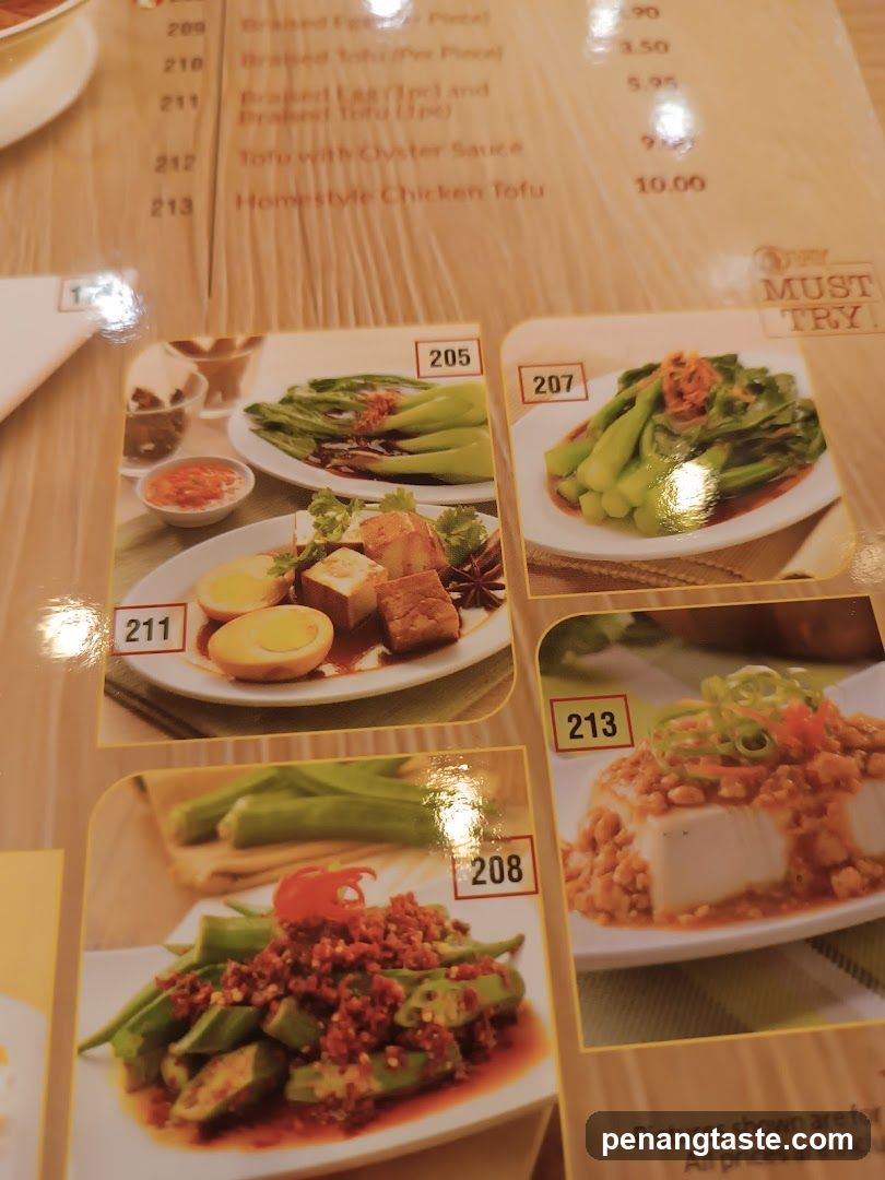 Restaurant Menu Page