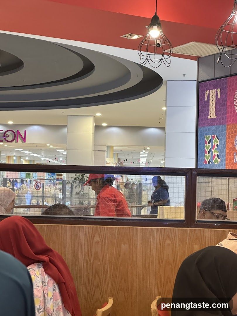 Interior View of Shopping Mall Food Court