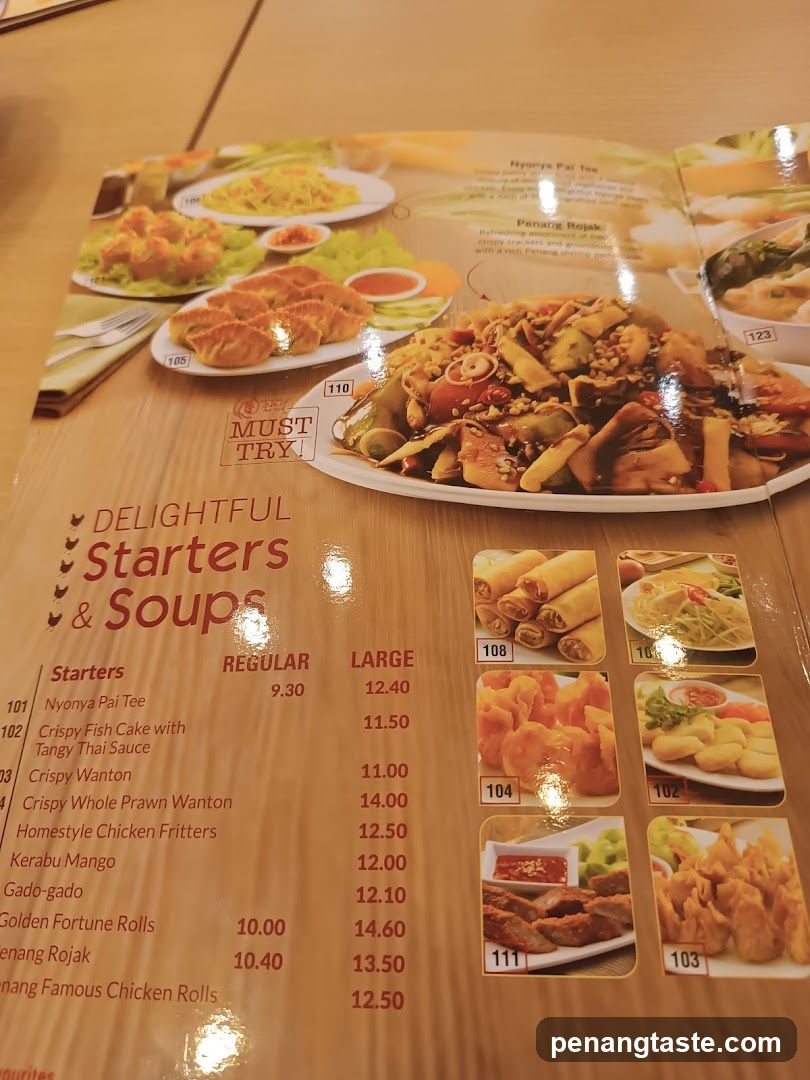 Delightful Starters & Soups Menu