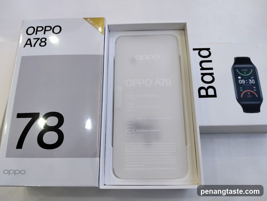 OPPO A78 Smartphone Unboxing