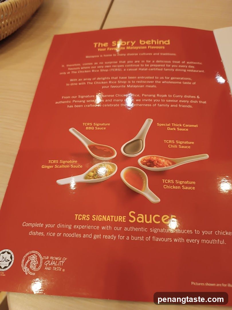 TCRS Signature Sauces Information Sheet