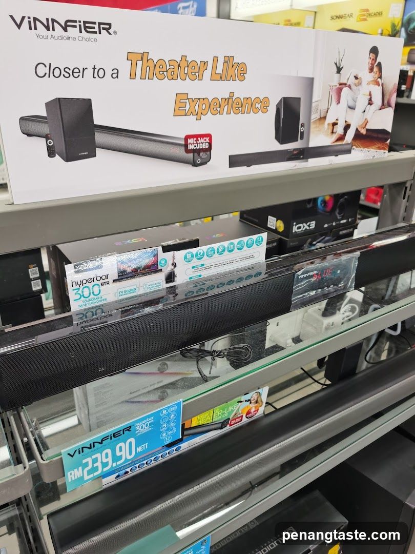 Store Display of Audio Equipment