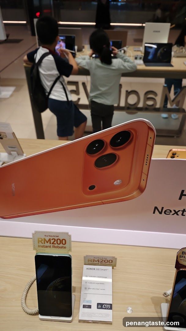 Phone Display in Retail Store