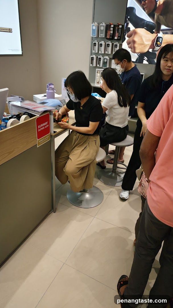 Interior of retail store