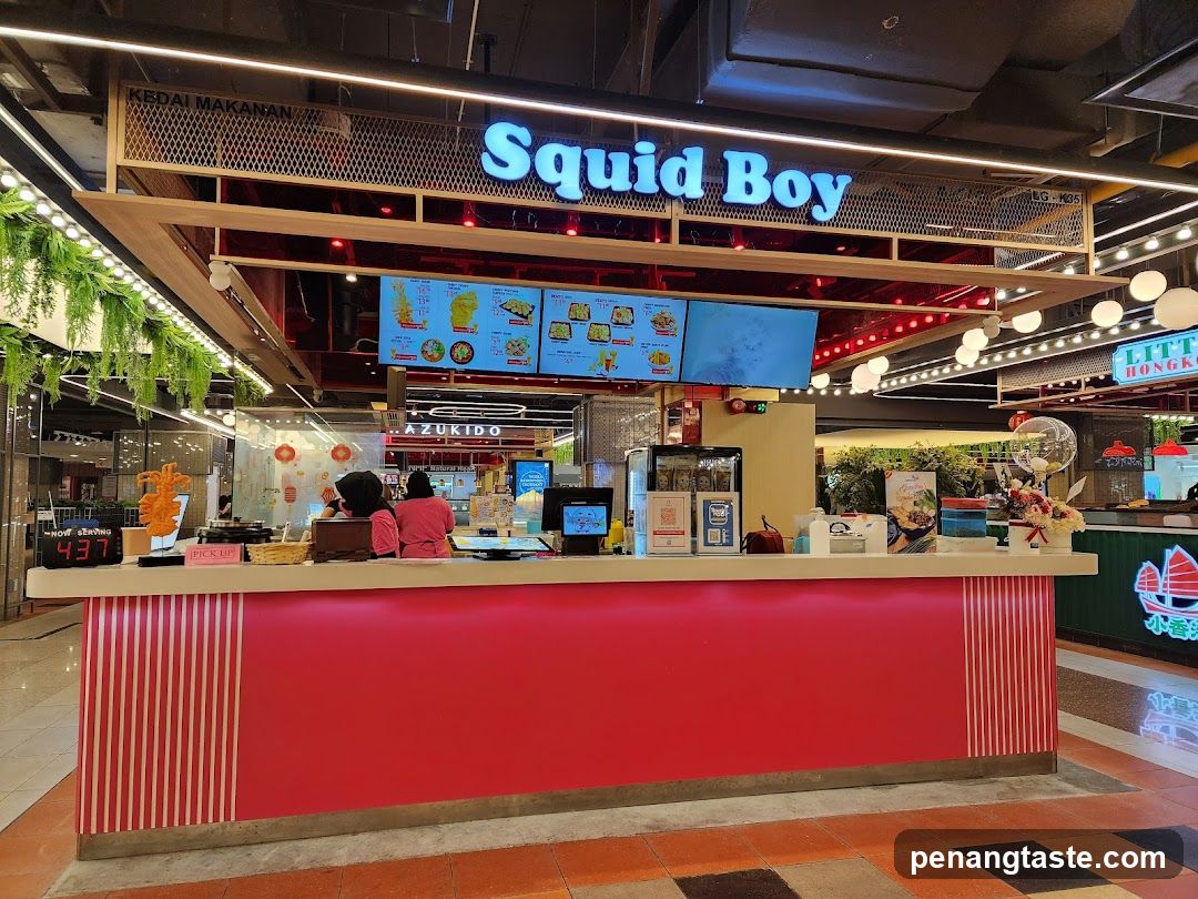 Squid Boy Food Stall Interior