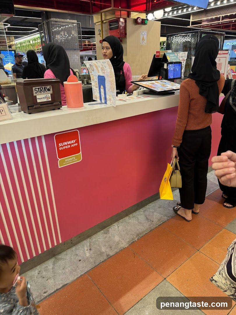 Interior counter area
