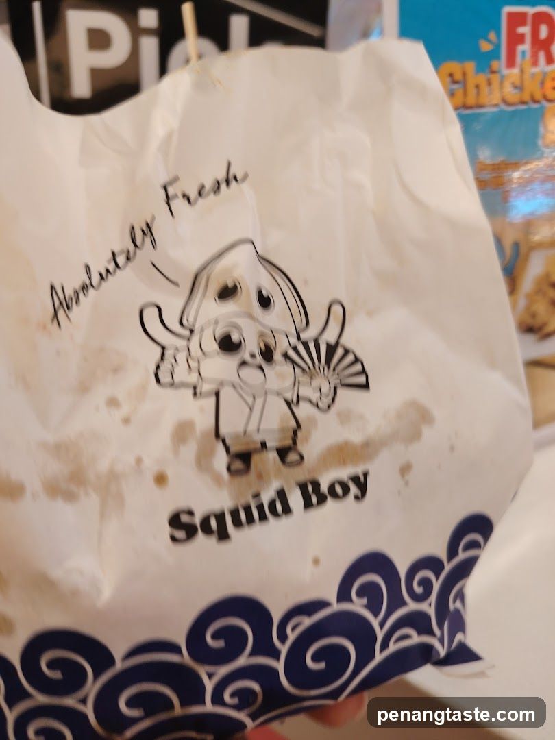 Squid Boy food bag
