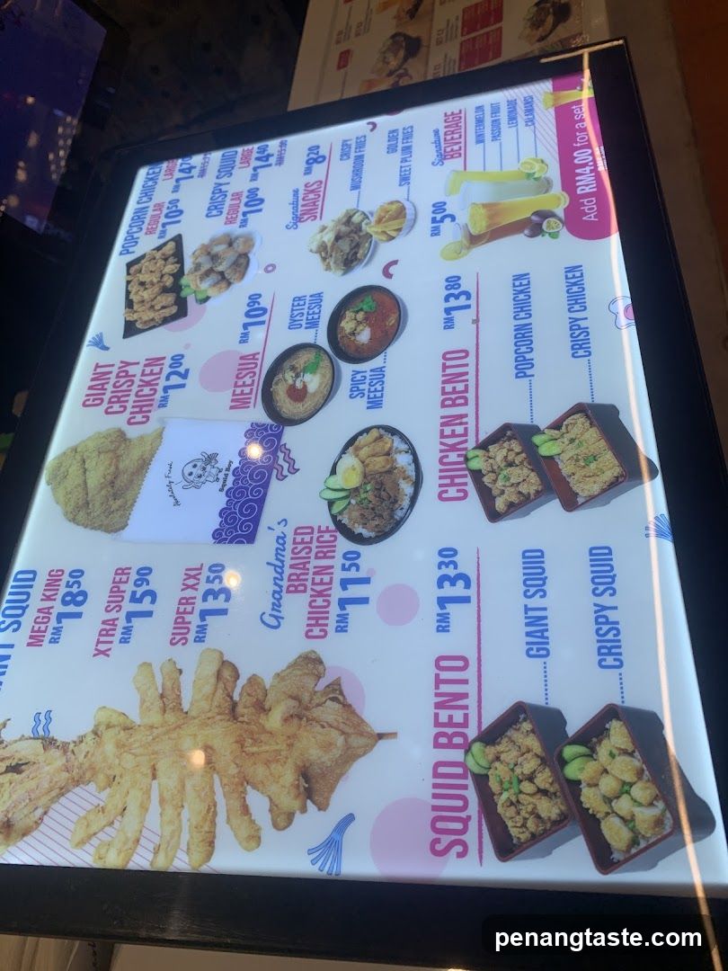 Food Menu Board