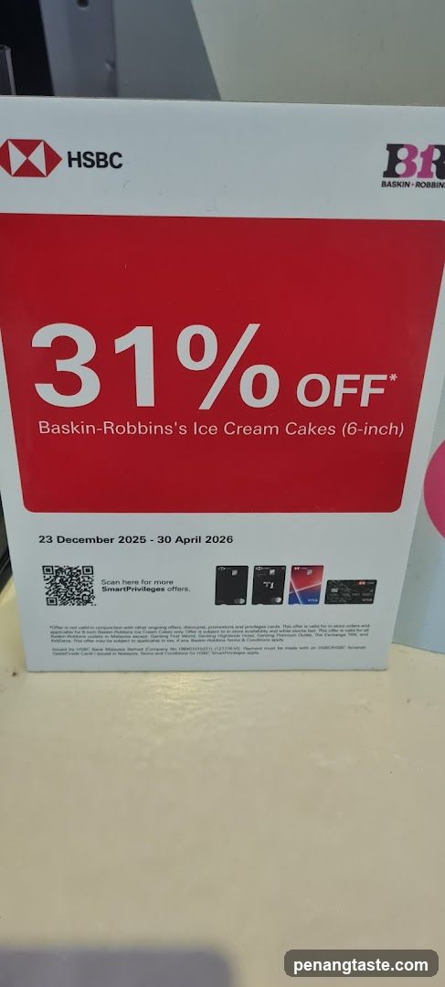 HSBC Baskin-Robbins Promotion Poster