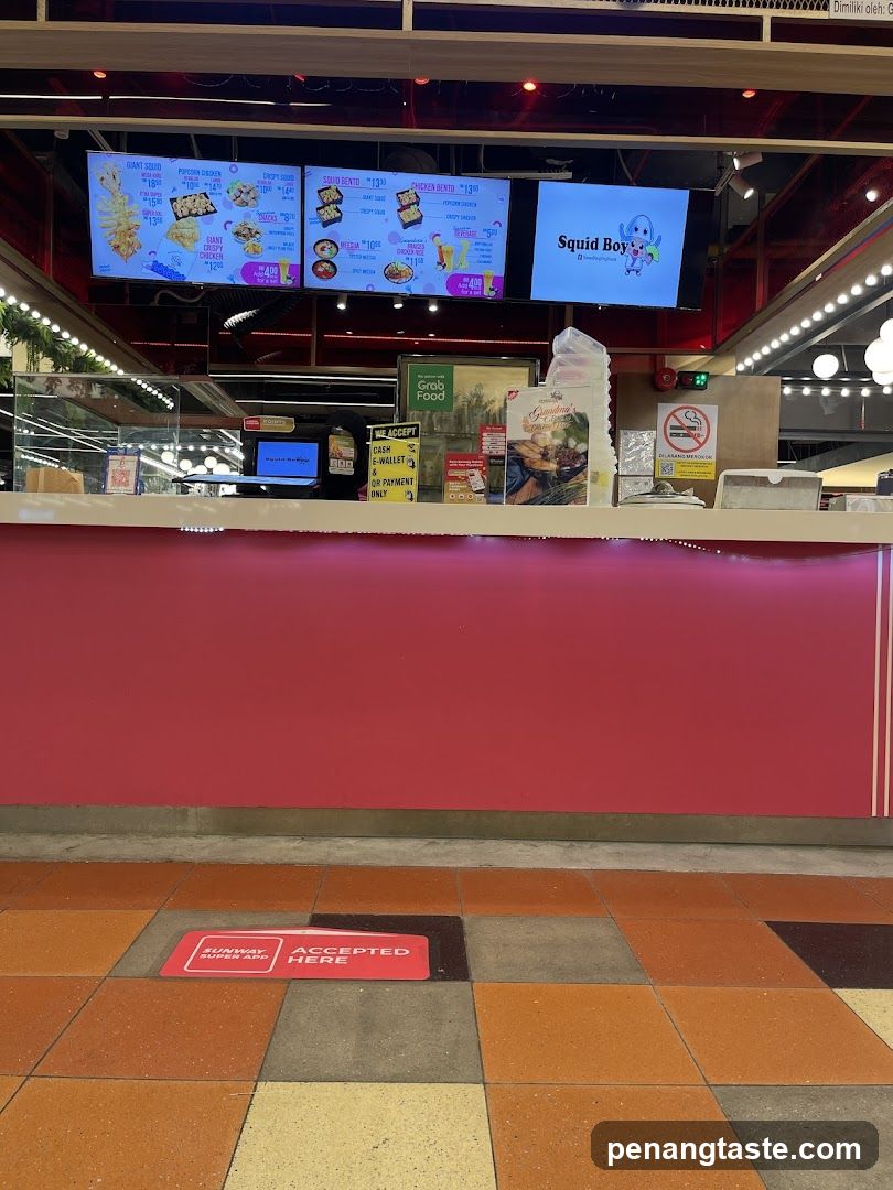 Squid Boy Counter Interior