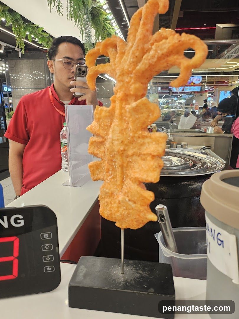 Food stall interior