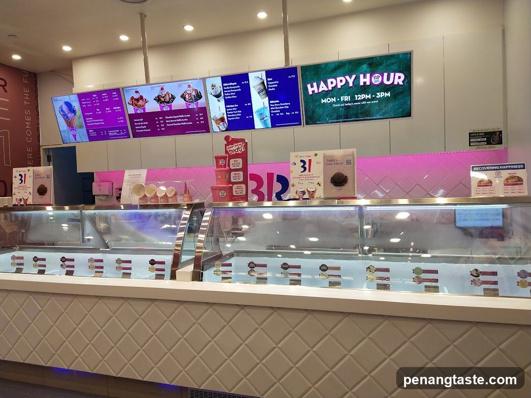 Baskin-Robbins Ice Cream Shop Interior