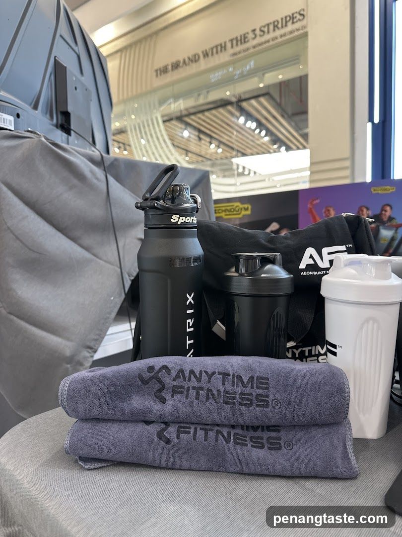 Anytime Fitness merchandise display