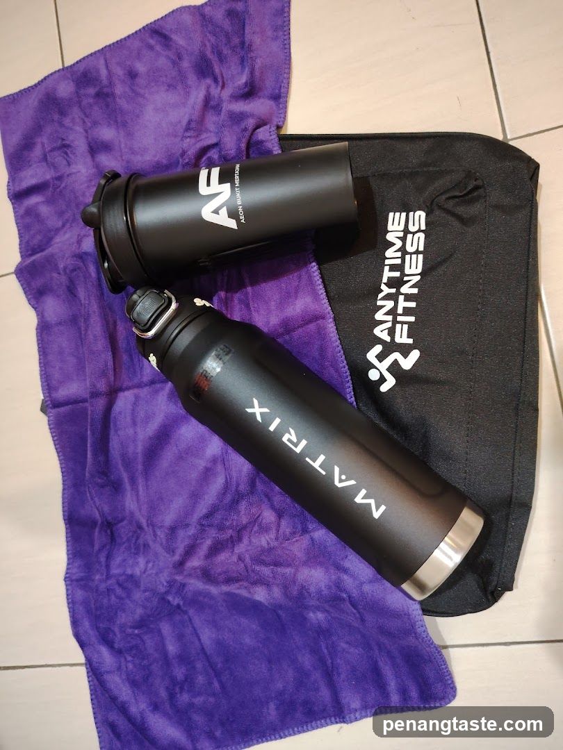 Anytime Fitness branded merchandise