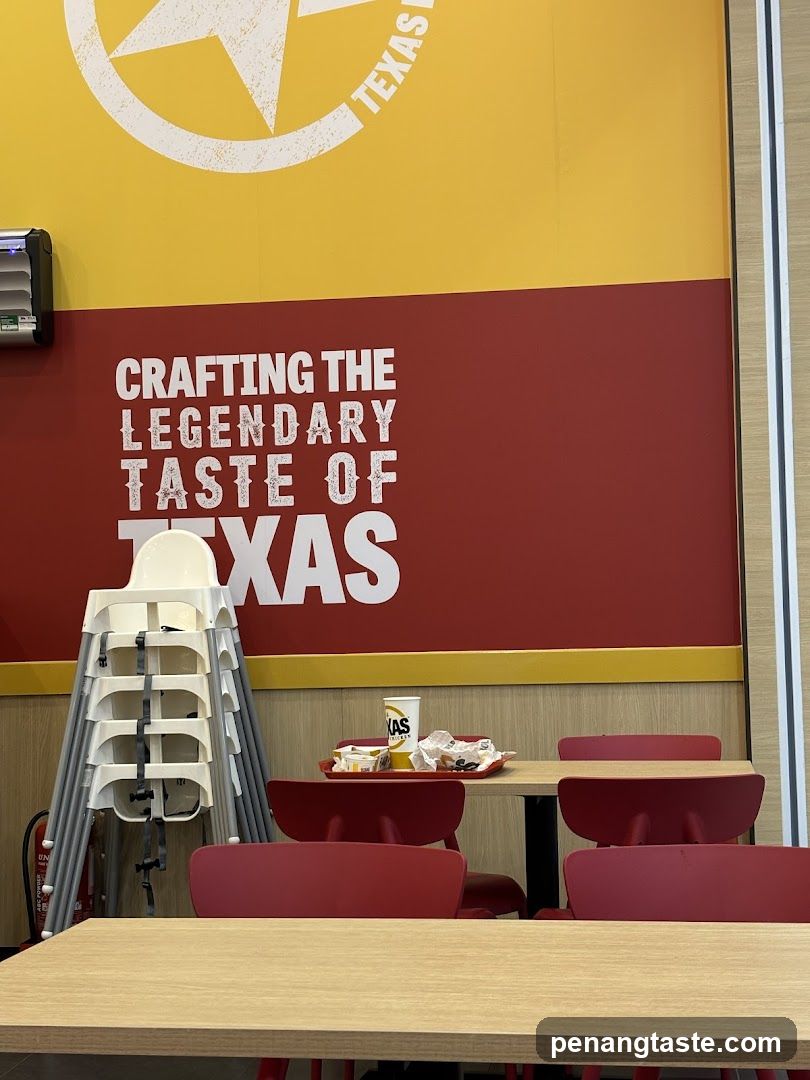 Texas-themed restaurant interior